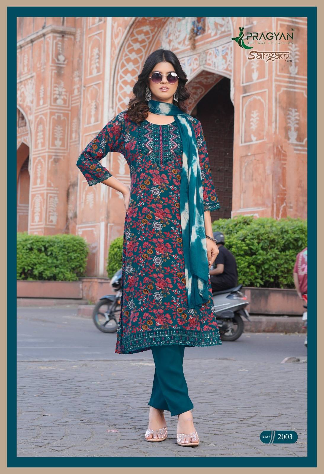 SARGAM VOL 2 By PRAGYAN Designer Ethnic Wear Collection Rayon Kurtis At Wholesale Price